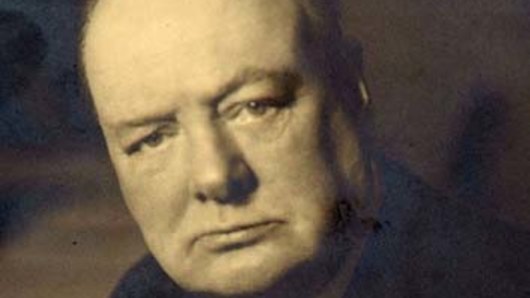 Britain's war-time leader Winston Churchill