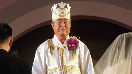 The late Reverend Moon Sun-myung, founder of the Unification Church.