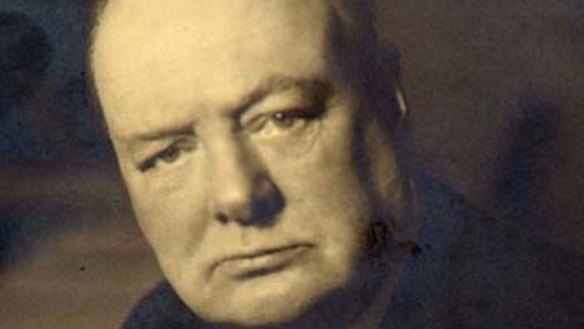 Britain's war-time leader Winston Churchill