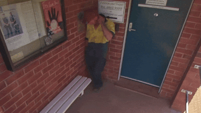 Fugitive’s chilling check-in with police before alleged triple murder