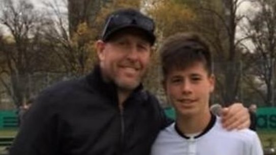 Like father, like son: Scott Chipperfield and Liam, who has broken through for his debut at FC Basel.