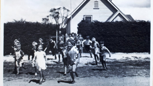 Children at a school at Cocoroc in the 1950s.