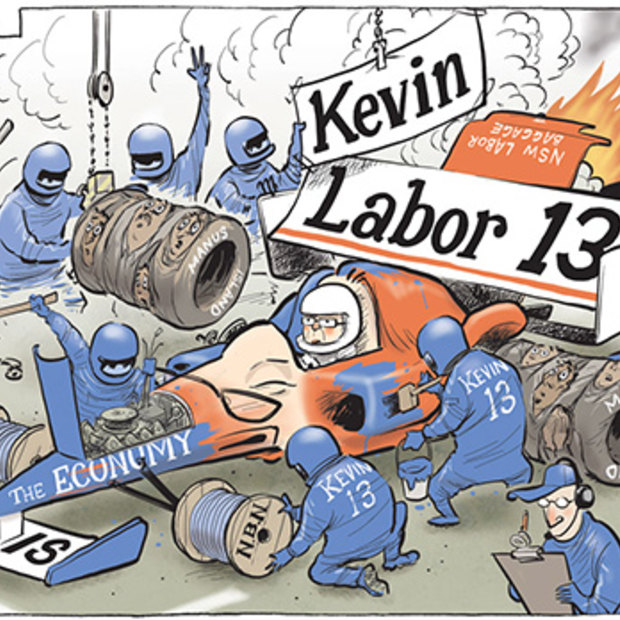 The Canberra Times editorial cartoon for August 1, 2013.