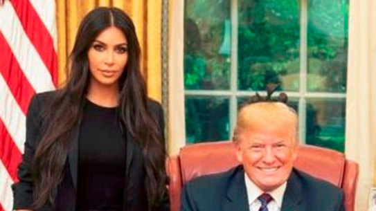 Kim Kardashian West goes to the White House to talk pardon