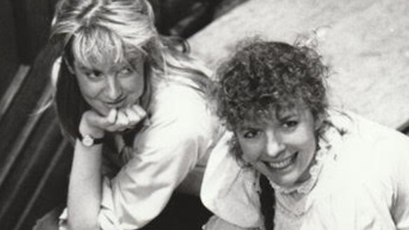 A unique artist: Gillian Armstrong on set of Mrs Soffel with Diane Keaton.