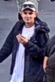 An image of the man police wish to speak with over a sexual assault at Flinders Street Station. 
