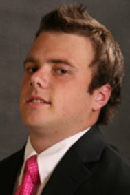 Brenton Estorffe at Southern Virginia University. He was a punter for the university's NFL team in 2012.