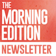 Morning Edition newsletter tile for homepage CTA