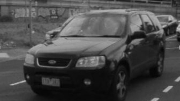 Police found the black Ford Territory wagon in Epping on Saturday night.