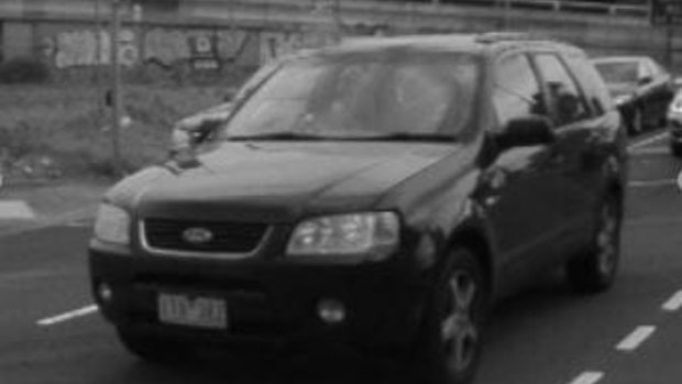 Police found the black Ford Territory wagon in Epping on Saturday night.