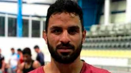 Iranian Greco-Roman wrestler Navid Afkari.