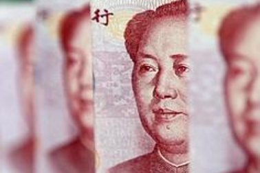 Mao Zedong’s face on remnimbi notes.