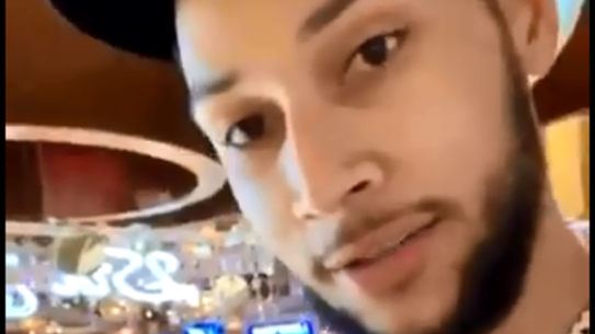 A deleted Instagram video of Ben Simmons claiming he was denied entry at Crown Casino on Monday night.