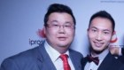 iProsperity founders Michael Gu and Harry Huang who fled the country owing creditors $350 million.