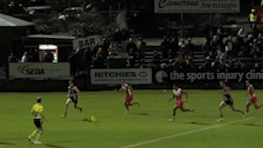 Luke Parker flattens 