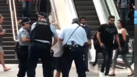 Danny Lim was "screaming and crying" as he was arrested. 