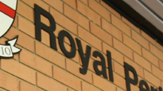 The man was taken to Royal Perth Hospital.