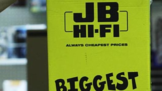 JB Hi-Fi were targeted in the robberies.