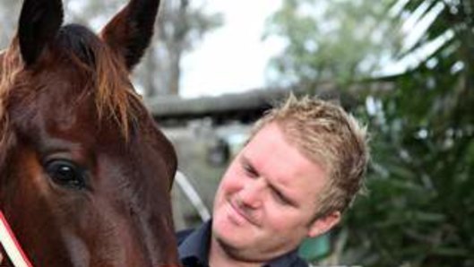 Flying: Shane Tritton has a couple of exciting horse   heading in to the new season