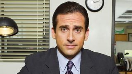 Steve Carrell in The Office.