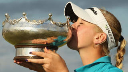 Jessica Korda wins the 2012 Australian Open