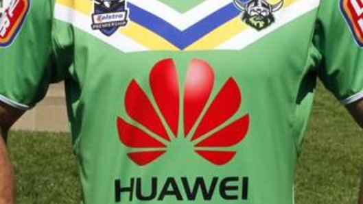 Huawei will await the government's decision before deciding on Raiders sponsorship.