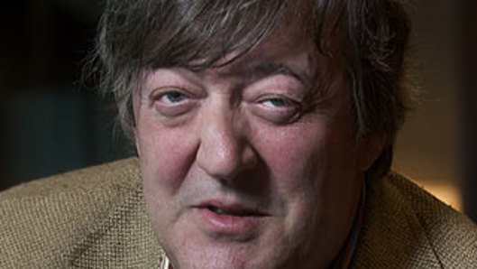 British comedian Stephen Fry.