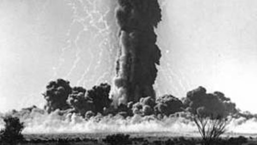 Maralinga nuclear test.