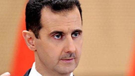 Syria's President, Bashar al-Assad.