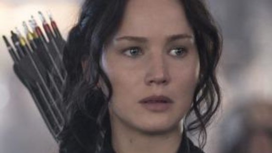 Warrior: Jennifer Lawrence stars as Katniss Everdeen in The Hunger Games Mockingjay - Part 1. 