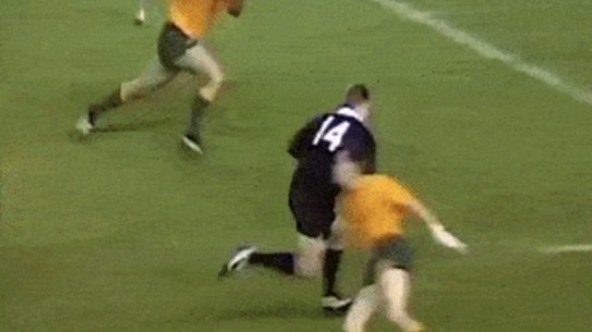 George Gregan tackle
