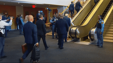 ‘Triple sabotage’: Trump seeks arrests over United Nations escalator drama