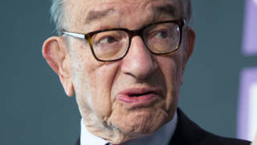 Former Fed chief Alan Greenspan looked to the Aussie dollar for clues for the global economy.