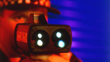 The man's car was clocked going about 200km/h