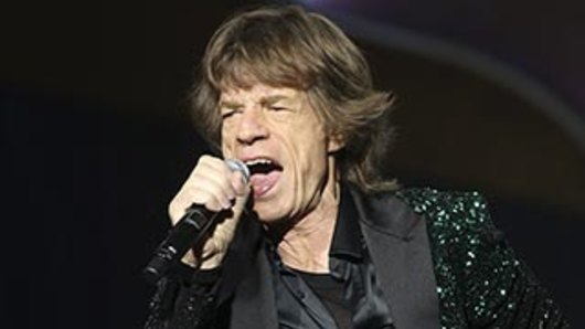 The Rolling Stones in concert, at the Rod Laver Arena, on November 5, 2014.