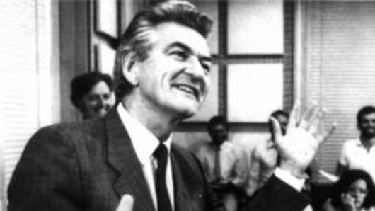 Bob Hawke in 1983.