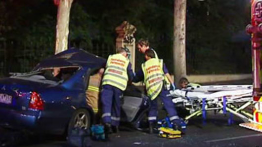A motorcyclist died in the Hoddle Street crash.