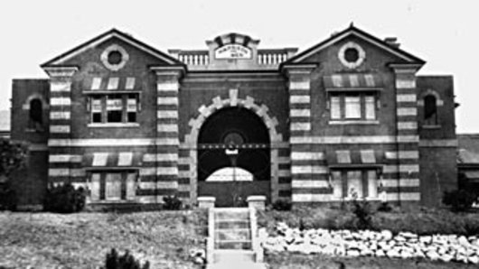 The entrance to Boggo Road Gaol in 1936.
