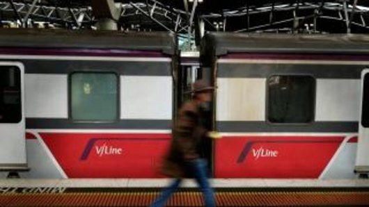 There were major delays for V/Line services on Tuesday night.  
