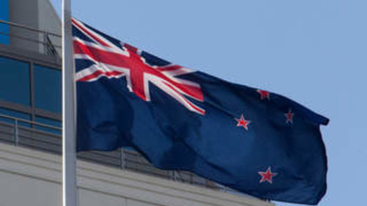 New Zealand's national flag.