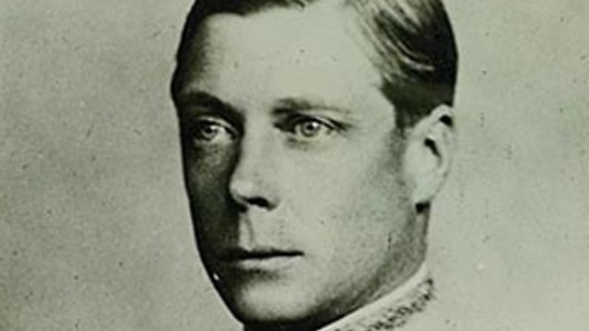 "We in Australia remember his visit with the happiest thoughts." Edward VIII in an official portrait.
