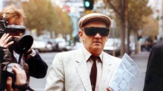 Father Gerald Ridsdale outside of court. 