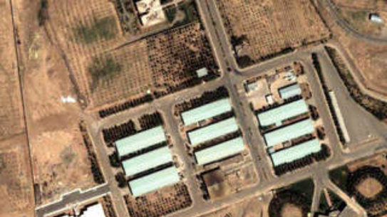 The military complex at Parchin, southeast of Tehran, is believed to be near the explosion.