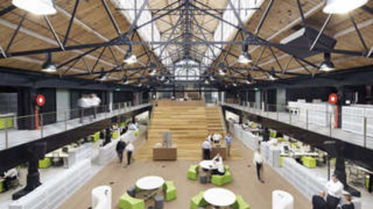 Inside the Goods Shed North office.