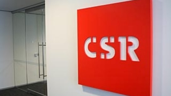 The slowdown in residential construction across Australia has hit earnings at CSR's building products division.