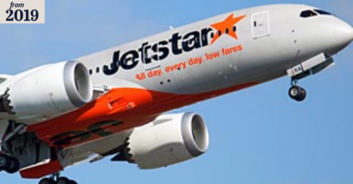 Passenger sues Jetstar after slipping in toilet puddle coming home from ...