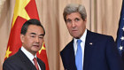 Wang Yi and John Kerry. 