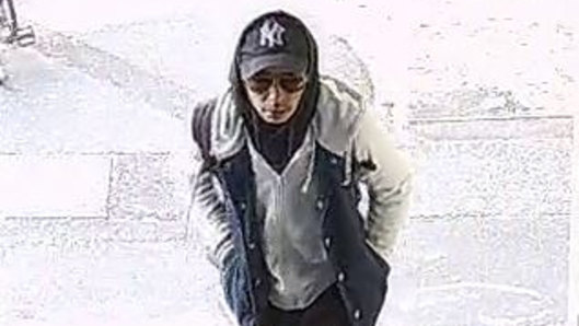 A CCTV photo of the man. 