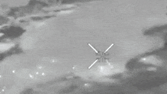 Footage of Russian and North Korean troops under fire.