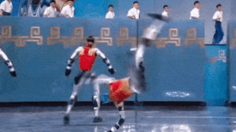 With swords and nunchucks, humanoid robots take centre stage at China’s Super Bowl